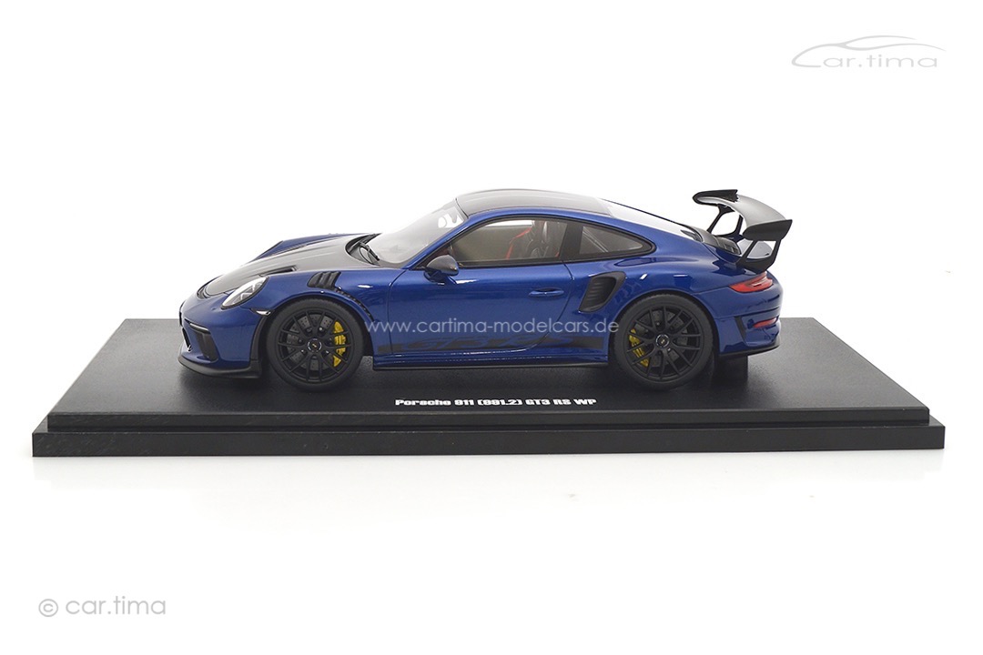 Porsche 911 (991.2) GT3 RS Weissach Paket blau met. GT Spirit 1:18 GT526