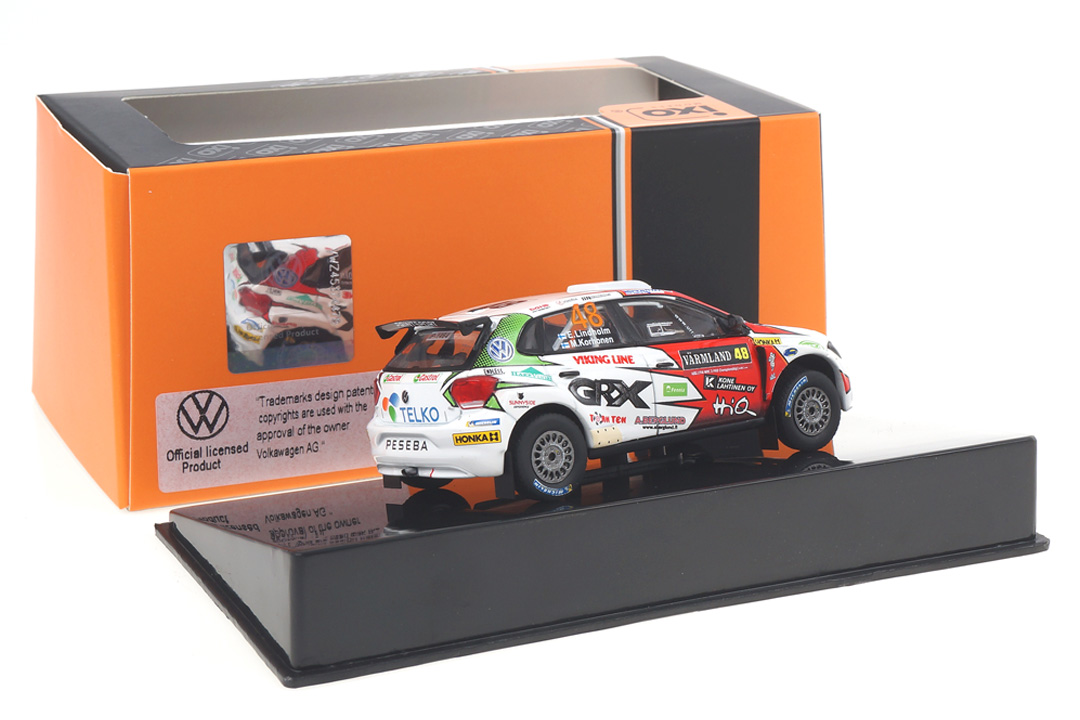 VW Polo GTI R5 Rallye Sweden 2019 Lindholm/Korhonen IXO 1:43 RAM707 VW Polo GTI R5 Rallye Sweden 2019 Lindholm/Korhonen IXO 1:43 RAM707