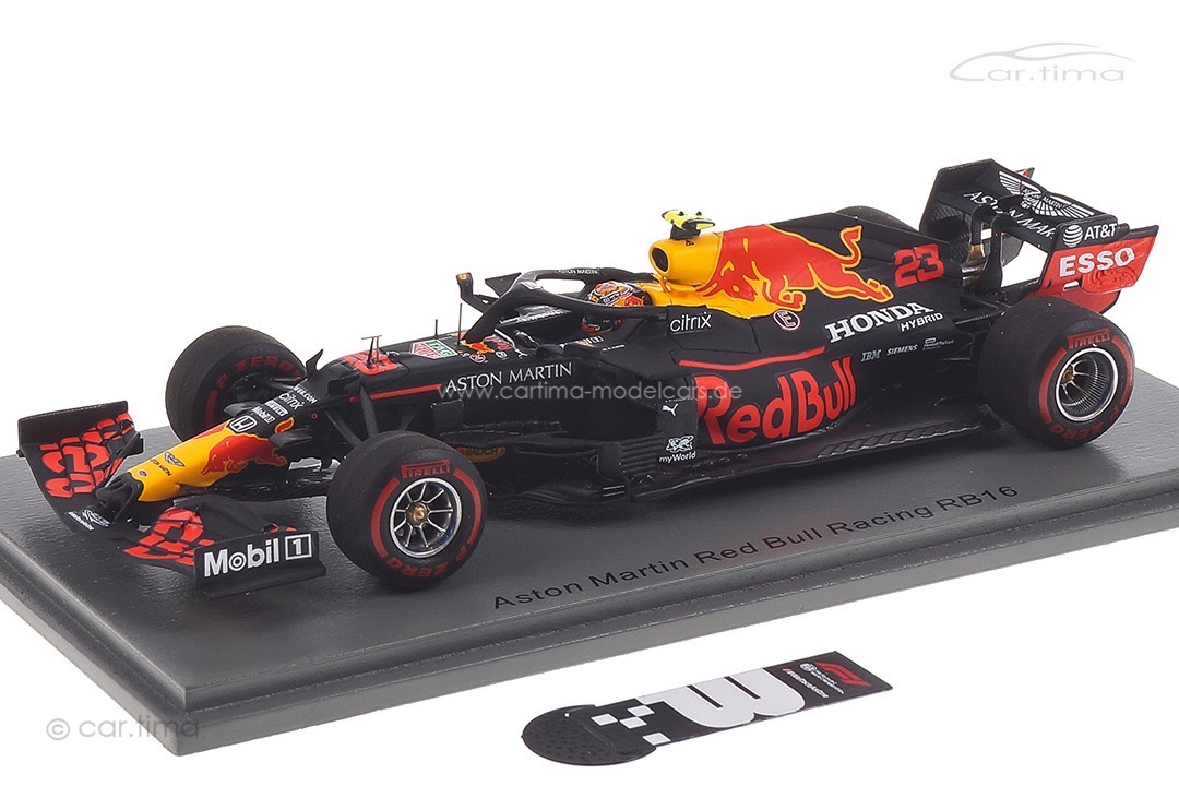 Aston Martin Red Bull Racing RB16 GP Tuscan 2020 Alexander Albon Spark 1:43 S6483 Aston Martin Red Bull Racing RB16 GP Tuscan 2020 Alexander Albon Spark 1:43 S6483
