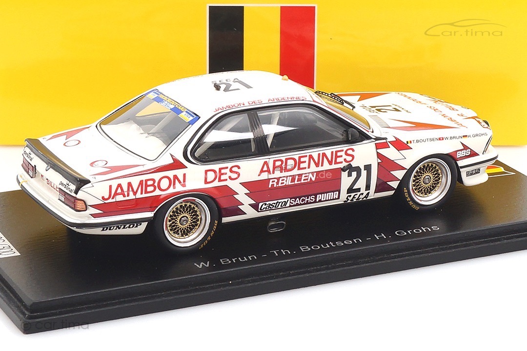 BMW 635 CSI 24h Spa 1985 Brun/Boutsen/Grohs Spark 1:43 SB662
