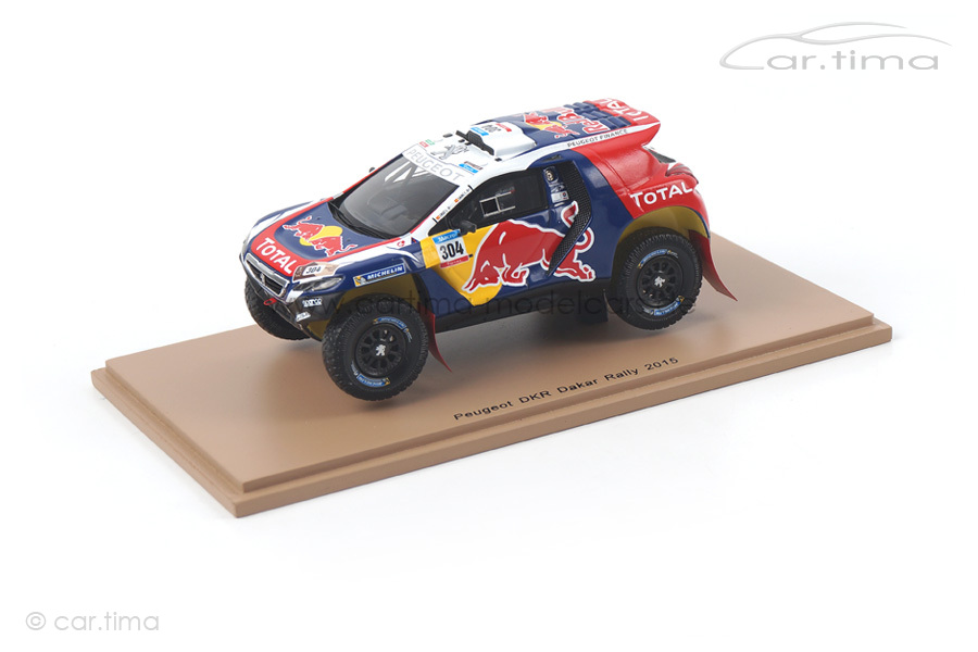 Peugeot DKR Rally Dakar 2015 Sainz/Cruz Spark 1:43 S4455 Peugeot DKR Rally Dakar 2015 Sainz/Cruz Spark 1:43 S4455