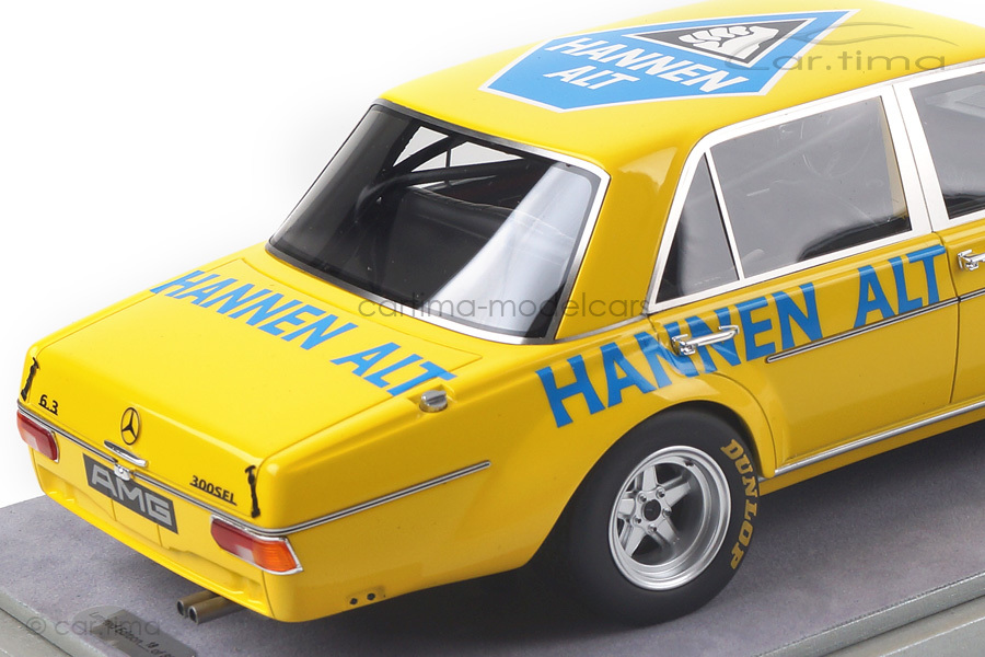 Mercedes-Benz 300 SEL 6.3 AMG Hockenheim 1971 Hans Heyer Tecnomodel 1:18 TM18-70D Mercedes-Benz 300 SEL 6.3 AMG Hockenheim 1971 Hans Heyer Tecnomodel 1:18 TM18-70D