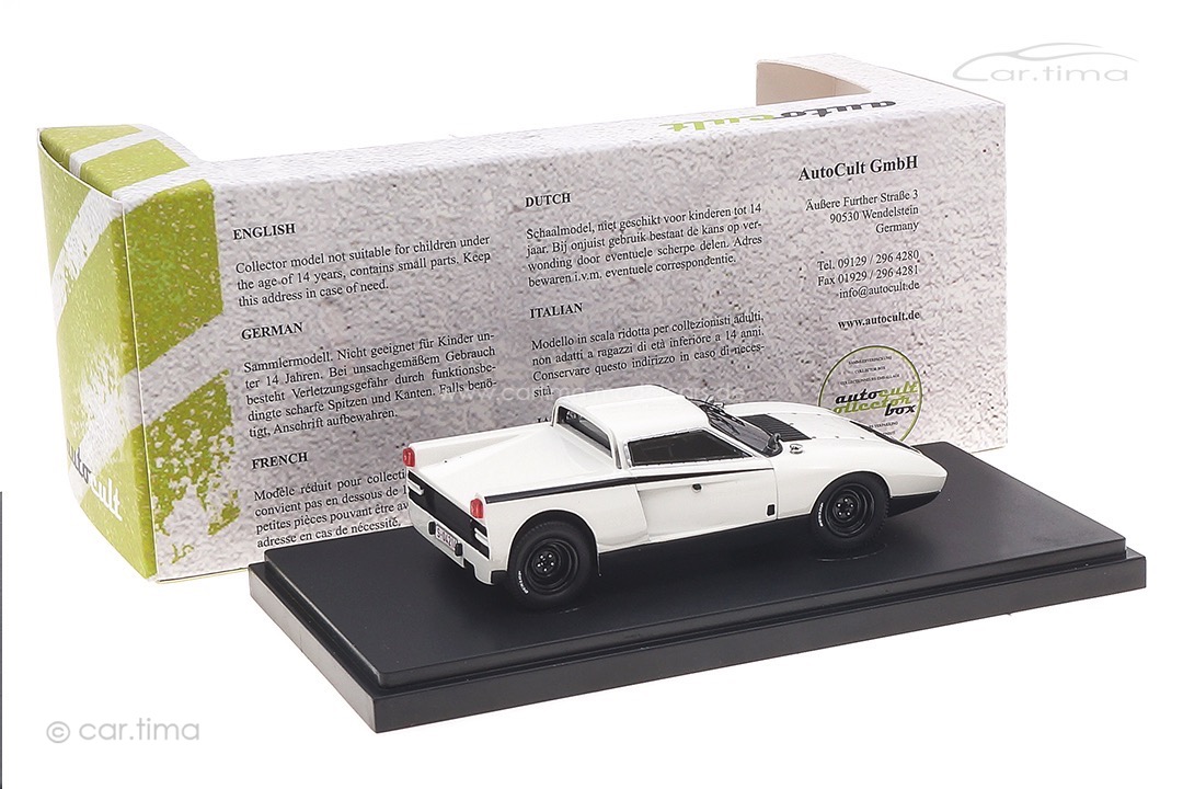 Mercedes-Benz C101 Prototyp 1969 weiß Autocult 1:43 06049 Mercedes-Benz C101 Prototyp 1969 weiß Autocult 1:43 06049