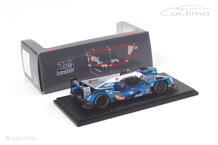 Alpine A460-Nissan 24h Le Mans 2016 Cheng/Tung/Panciatici Spark 1:43 S5118 Alpine A460-Nissan 24h Le Mans 2016 Cheng/Tung/Panciatici Spark 1:43 S5118