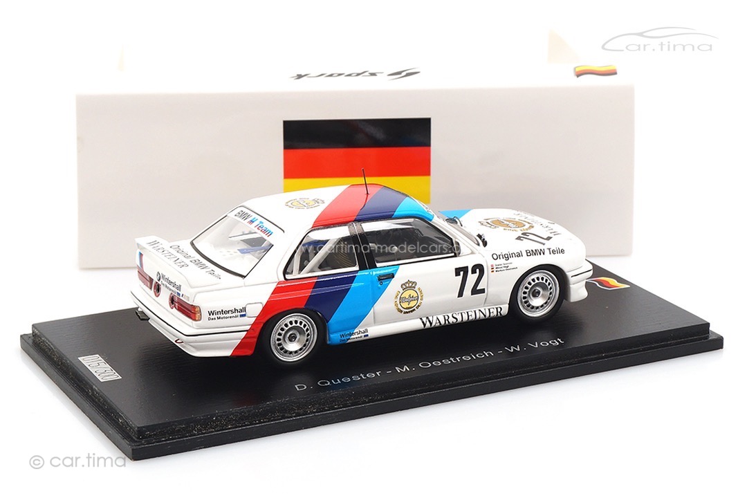 BMW M3 E30 24h Nürburgring 1987 Quester/Oestreich/Vogt Spark 1:43 SG608