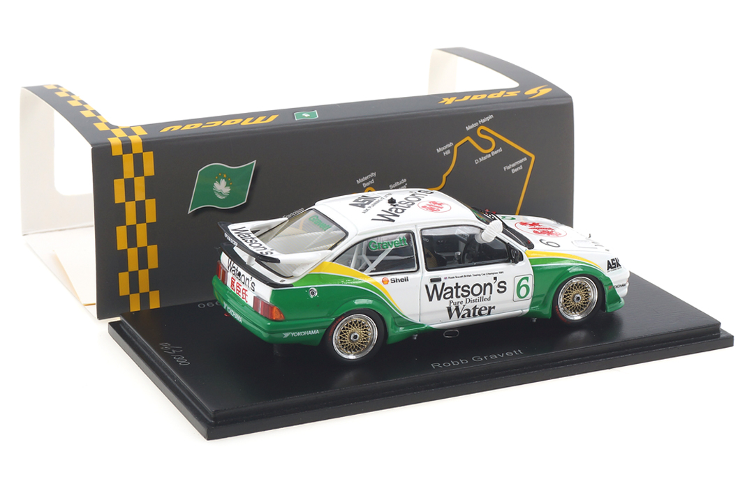 Ford Sierra RS500 Cosworth Macau 1990 Robb Gravett Spark 1:43 SA198