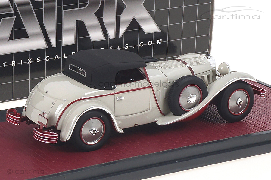 Mercedes-Benz 680S W06 Torpedo Roadster 1928 grau Matrix 1:43 MX41302-182 Mercedes-Benz 680S W06 Torpedo Roadster 1928 grau Matrix 1:43 MX41302-182