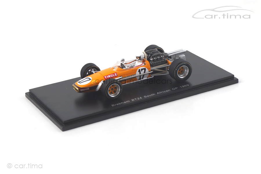 Brabham BT24 GP Südafrika 1969 Sam Tingle Spark 1:43 S5255 Brabham BT24 GP Südafrika 1969 Sam Tingle Spark 1:43 S5255