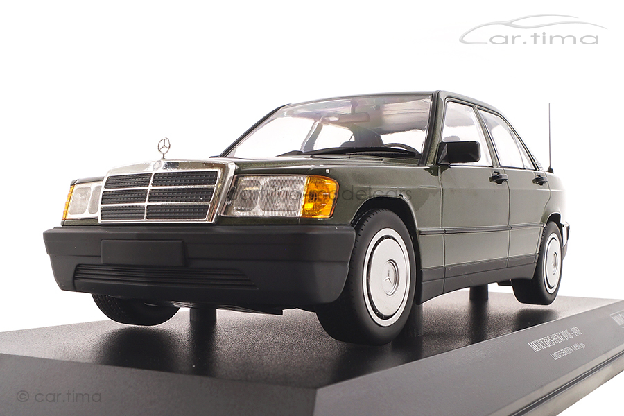 Mercedes-Benz 190E (W201) 1982 grün met. Minichamps 1:18 155037001 Mercedes-Benz 190E (W201) 1982 grün met. Minichamps 1:18 155037001
