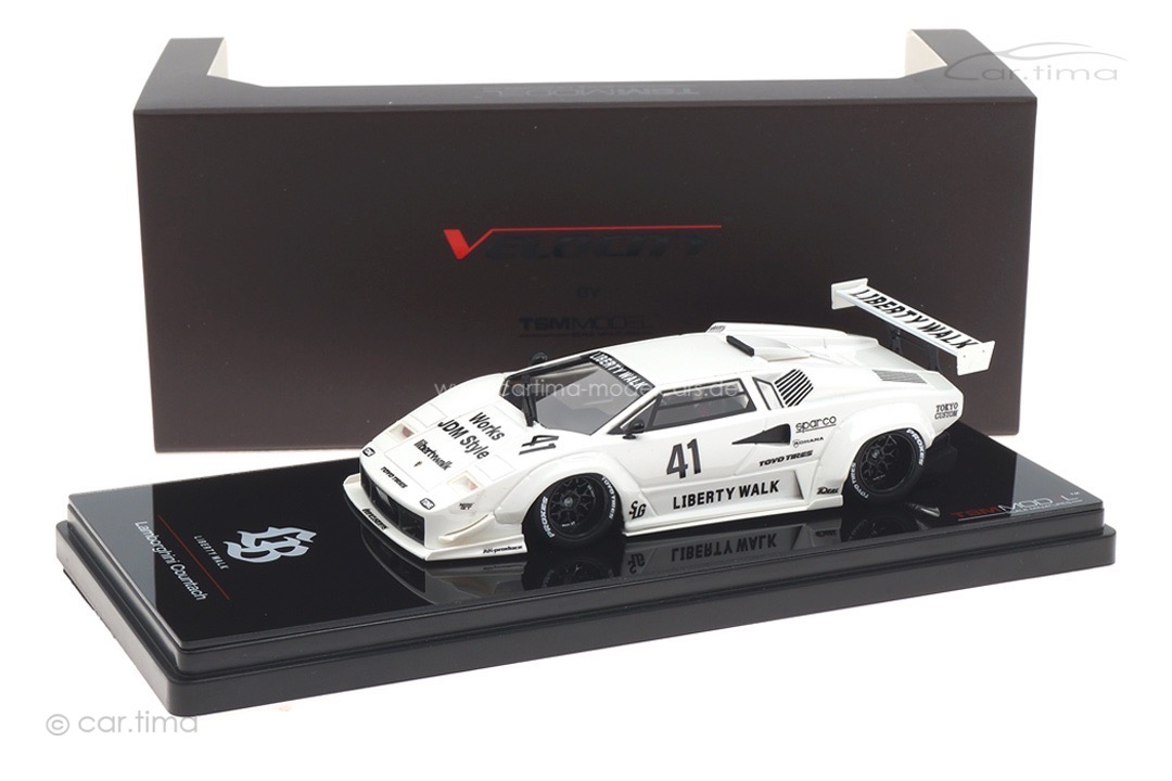 Lamborghini Countach LB Works Tokyo Auto Salon TSM 1:43 TSMV0024