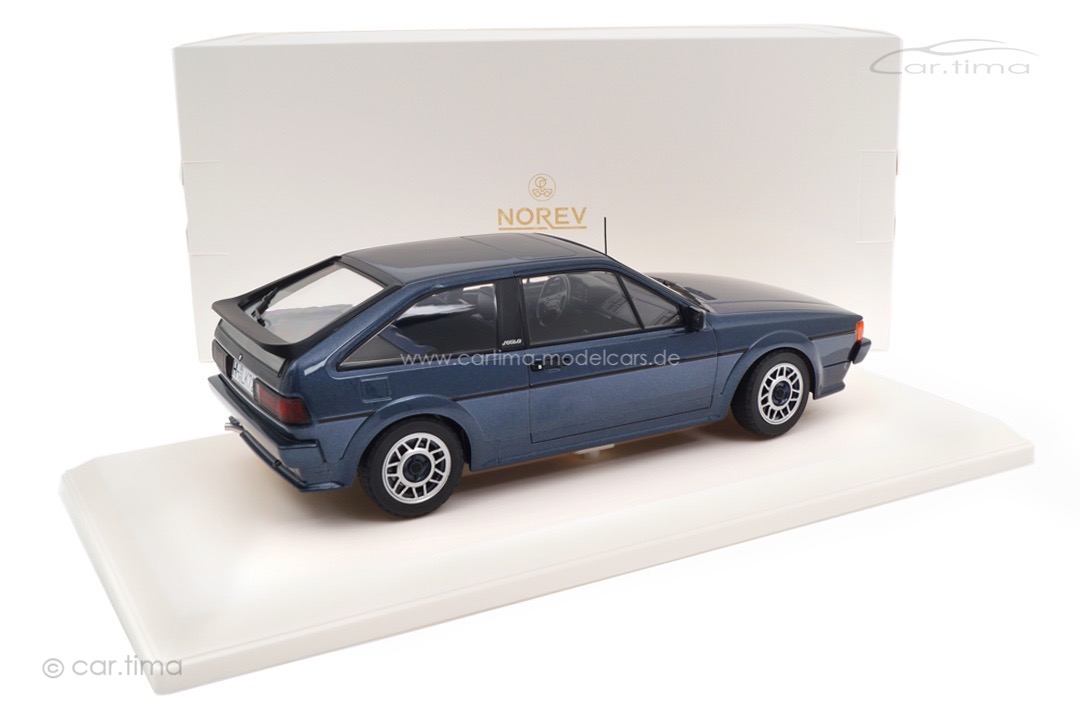 VW Scirocco Scala 1987 Heliosblau met. Norev 1:18 188632 VW Scirocco Scala 1987 Heliosblau met. Norev 1:18 188632