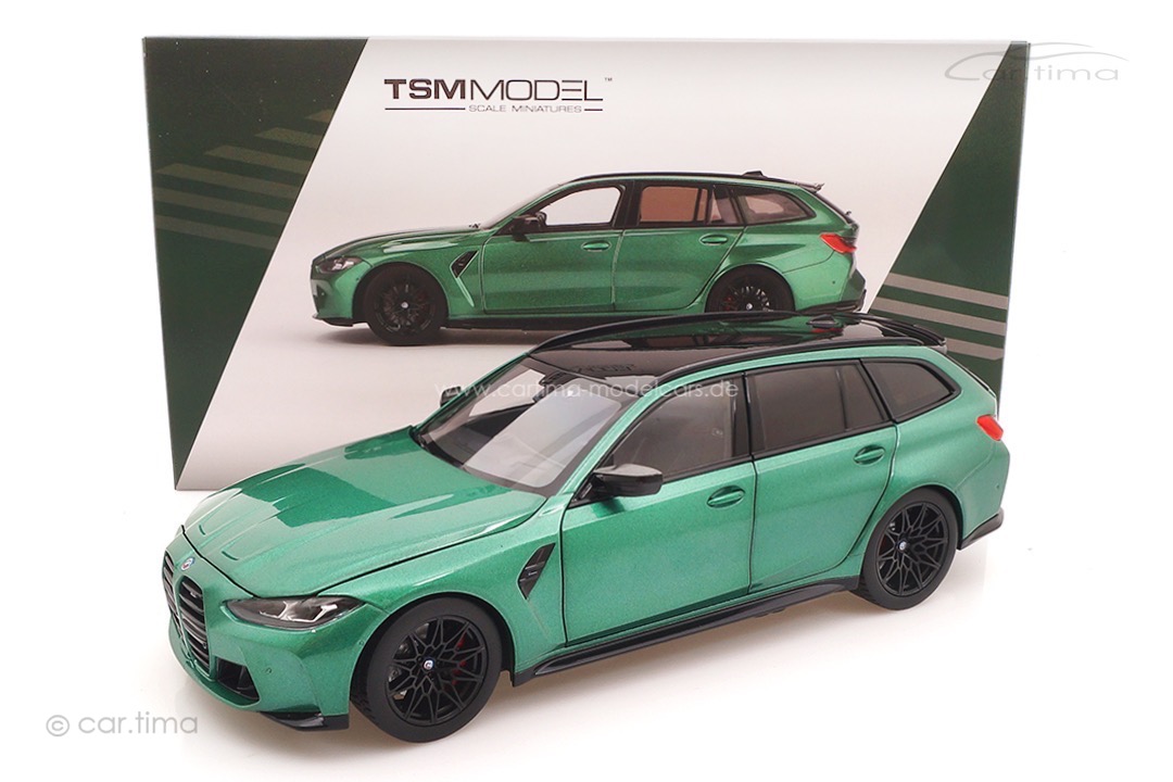 BMW M3 Touring (G81) Isle of Man green TSM 1:18 TSM181030