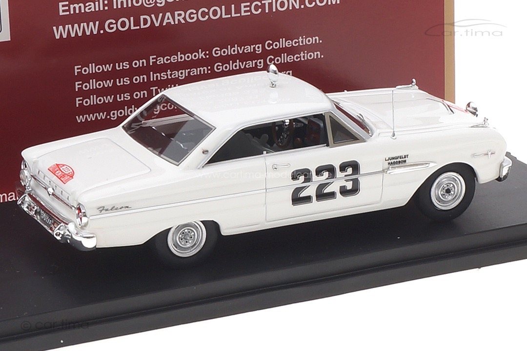 Ford Falcon Futura Rallye Monte Carlo 1963 Ljungfeldt/Sager Goldvarg 1:43 GC-032
