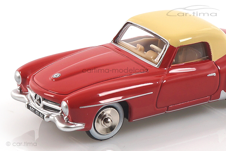 Mercedes-Benz 190 SL 1956 rot/elfenbein Norev 1:43 CL3512