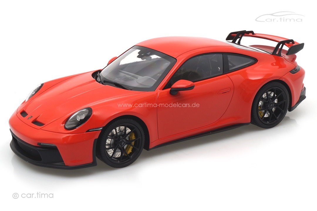 Porsche 911 (992) GT3 Lavaorange/Rad schwarz Minichamps 1:18 117069000 Porsche 911 (992) GT3 Lavaorange/Rad schwarz Minichamps 1:18 117069000