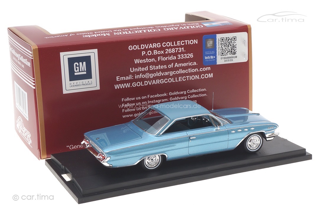 Buick Electra Laguna Blue 1961 Goldvarg 1:43 GC-023A Buick Electra Laguna Blue 1961 Goldvarg 1:43 GC-023A