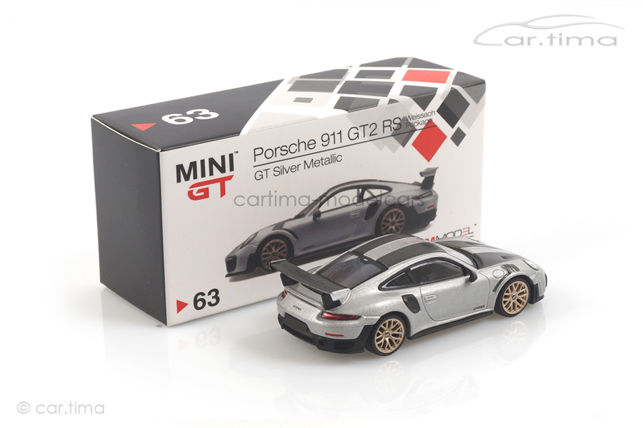 Porsche 911 (991 II) GT2 RS (LHD) GT-silber MINI GT 1:64 MGT00063-L