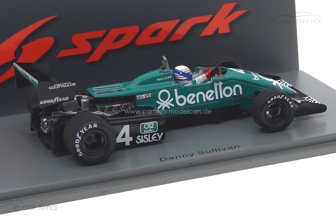 Tyrrell 011 GP Monaco 1983 Danny Sullivan Spark 1:43 S7285 Tyrrell 011 GP Monaco 1983 Danny Sullivan Spark 1:43 S7285