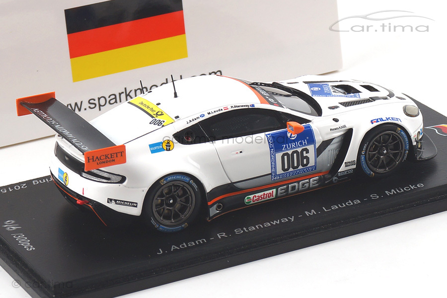 Aston Martin Vantage GT3 24h Nürburgring 2015 Adam/Lauda/Mücke Spark 1:43 SG190