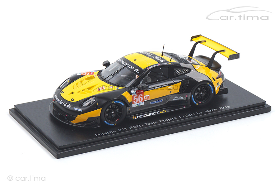 Porsche 911 RSR 24h Le Mans 2018 Bergmeister/Lindsey/Perfetti Spark 1:43 S7038