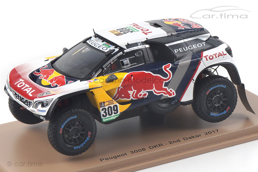 Peugeot 3008 DKR Dakar 2017 Loeb/Elena Spark 1:43 S5610 Peugeot 3008 DKR Dakar 2017 Loeb/Elena Spark 1:43 S5610