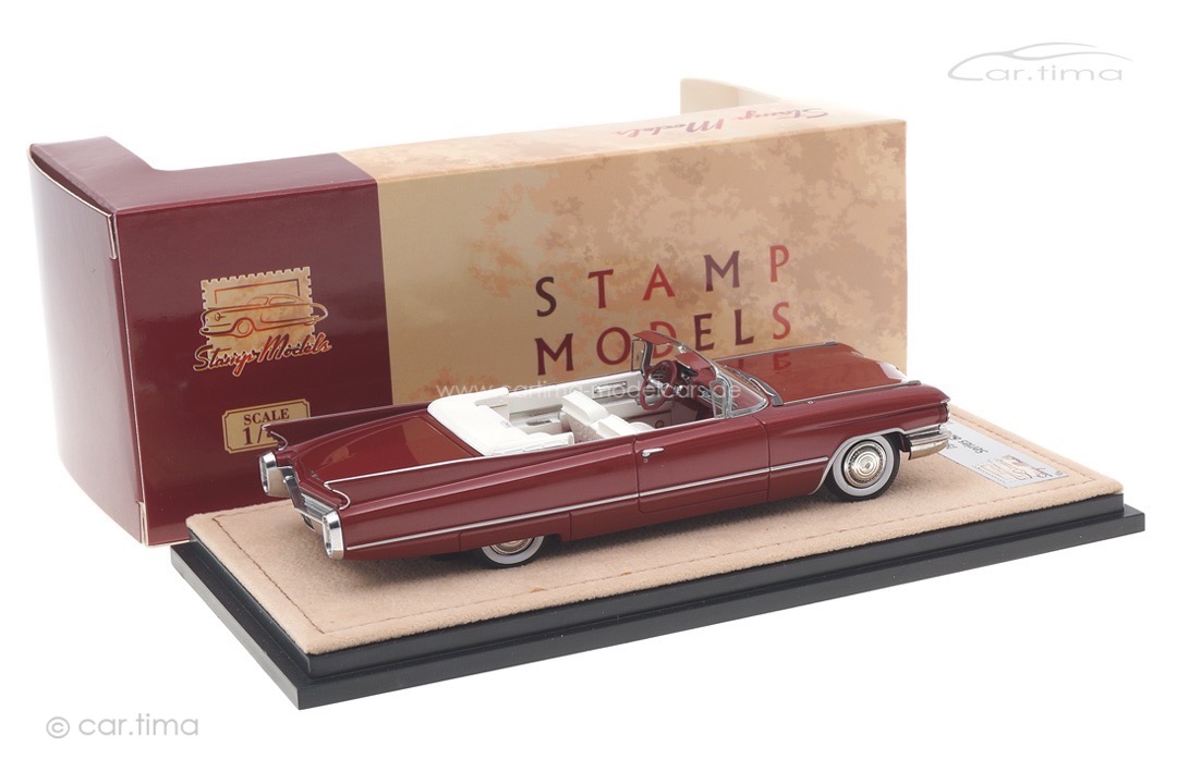 Cadillac Series 62 Convertible Pompeian red met. Stamp Models 1:43 STM60301 Cadillac Series 62 Convertible Pompeian red met. Stamp Models 1:43 STM60301