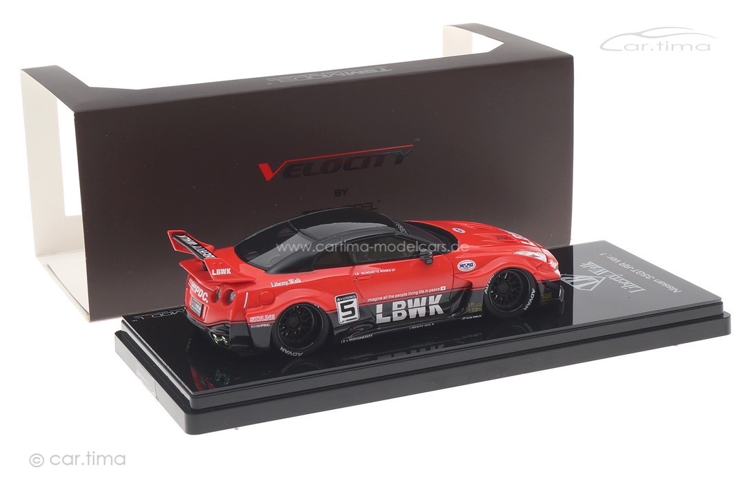 Nissan 35GT-RR LB-Silhouette Works GT Ver.1 rot/schwarz TSM 1:43 TSMV0011 Nissan 35GT-RR LB-Silhouette Works GT Ver.1 rot/schwarz TSM 1:43 TSMV0011