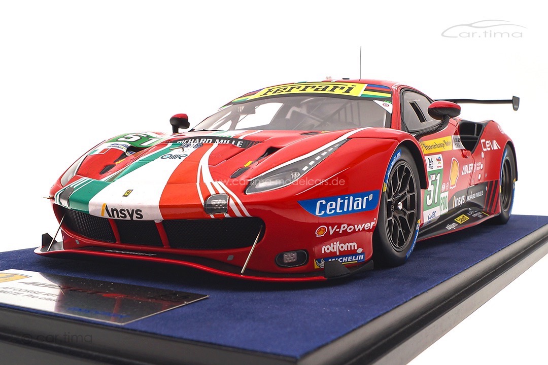 Ferrari 488 GTE EVO 24h Le Mans 2022 Pier Guidi/Calado/Serra LookSmart 1:18 LS18LM032