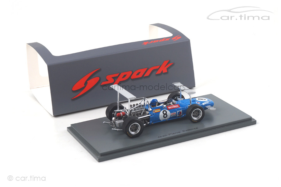 Matra MS10 GP Südafrika 1969 Jean-Pierre Beltoise Spark 1:43 S5382