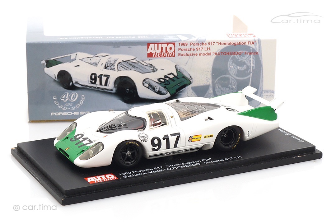 Porsche 917 Homologation 40 Jahre Porsche 917 Autohebdo #333/333 Spark 1:43