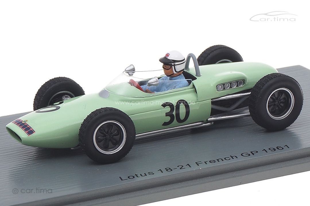 Lotus 18-21 GP Frankreich 1961 Henry Taylor Spark 1:43 S7445 Lotus 18-21 GP Frankreich 1961 Henry Taylor Spark 1:43 S7445