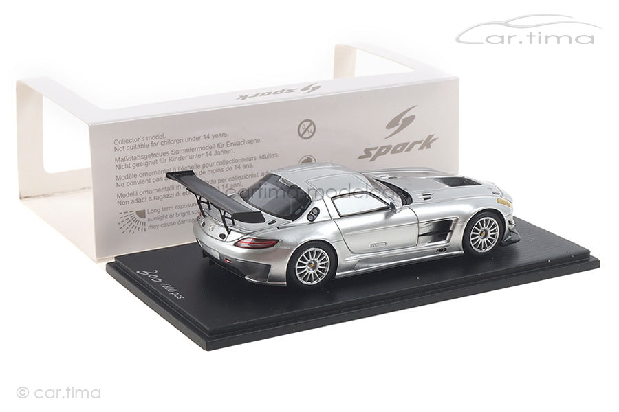 Mercedes-Benz SLS AMG GT3 silber Spark 1:43 PD04311011 Mercedes-Benz SLS AMG GT3 silber Spark 1:43 PD04311011