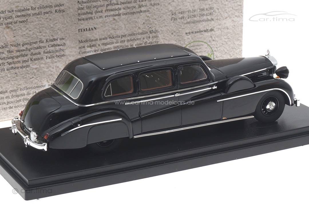 Maybach SW 38/42 Pullman-Limousine Spohn 1940 schwarz autocult 1:43 05043