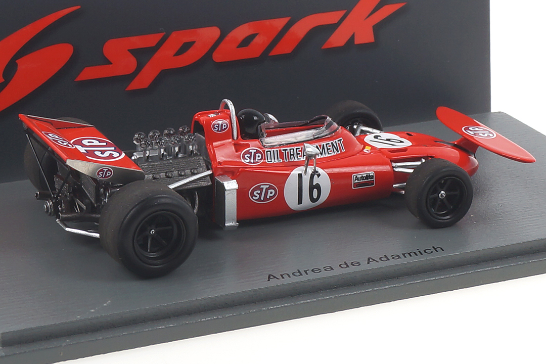 March 711 German GP 1971 Andrea de Adamich Spark 1:43 S7261 March 711 German GP 1971 Andrea de Adamich Spark 1:43 S7261