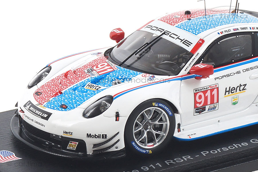 Porsche 911 RSR 24h Daytona 2019 Makowiecki/Pilet/Tandy Spark 1:43 US073 Porsche 911 RSR 24h Daytona 2019 Makowiecki/Pilet/Tandy Spark 1:43 US073