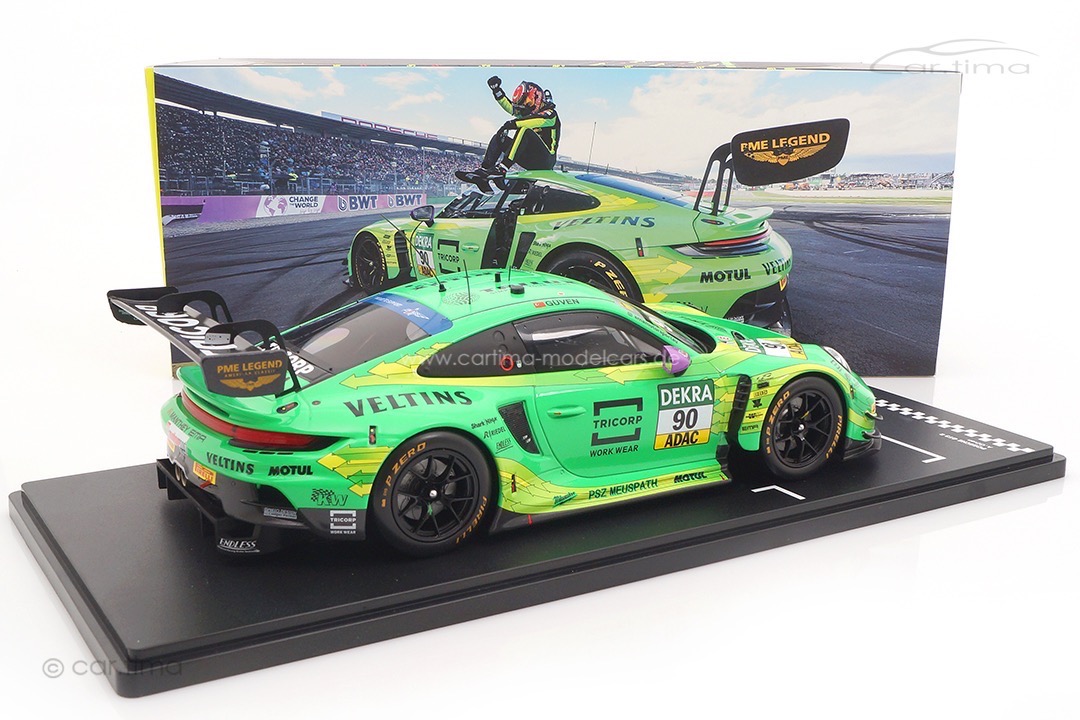 Porsche 911 (992) GT3 R DTM Champion 2025 Ayhancan Güven Greeno IXO 1:18 MG-I-911-DTM-25-1890