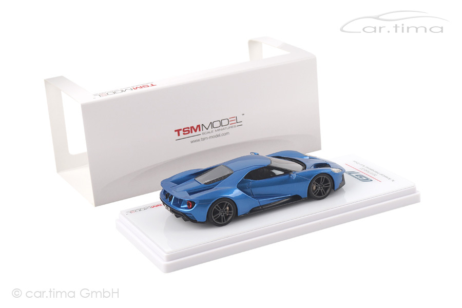 Ford GT Detroit Motor Show 2015 blau TSM 1:43 TSM154375 Ford GT Detroit Motor Show 2015 blau TSM 1:43 TSM154375