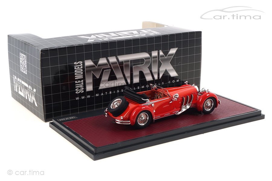 Mercedes-Benz 680S Armbruster Roadster rot Matrix 1:43 MX51302-161 Mercedes-Benz 680S Armbruster Roadster rot Matrix 1:43 MX51302-161