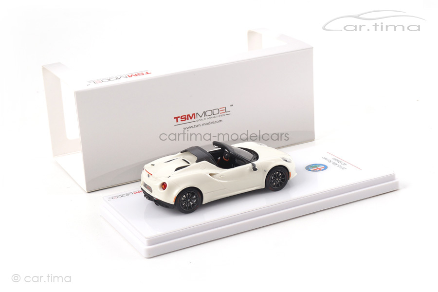 Alfa Romeo 4C Spider Concept weiß TSM 1:43 TSM154314 Alfa Romeo 4C Spider Concept weiß TSM 1:43 TSM154314