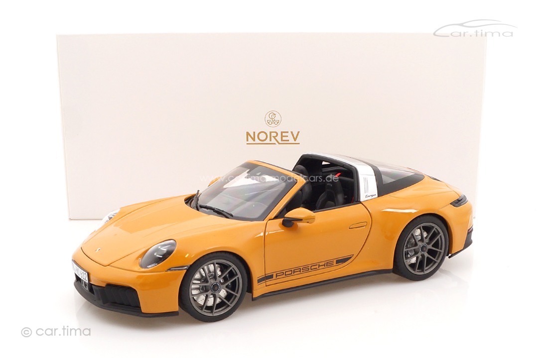 Porsche 911 (992.2) Targa 4 GTS Bahamagelb Norev 1:18 187190
