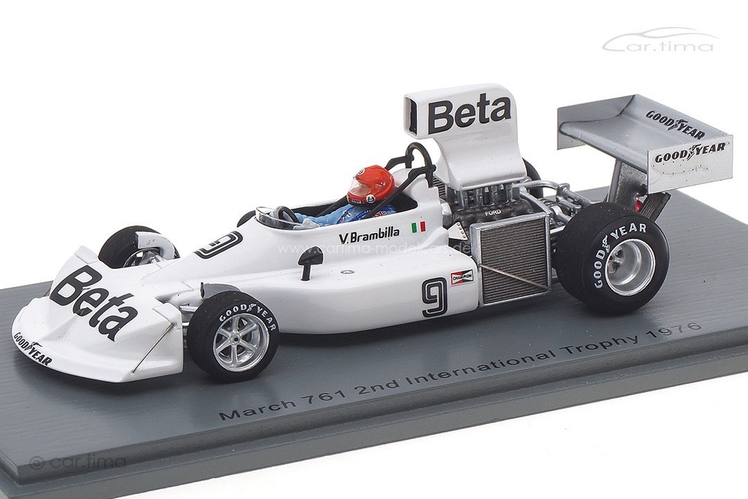 March 761 International Trophy 1978 Vittorio Brambilla Spark 1:43 S7268 March 761 International Trophy 1978 Vittorio Brambilla Spark 1:43 S7268