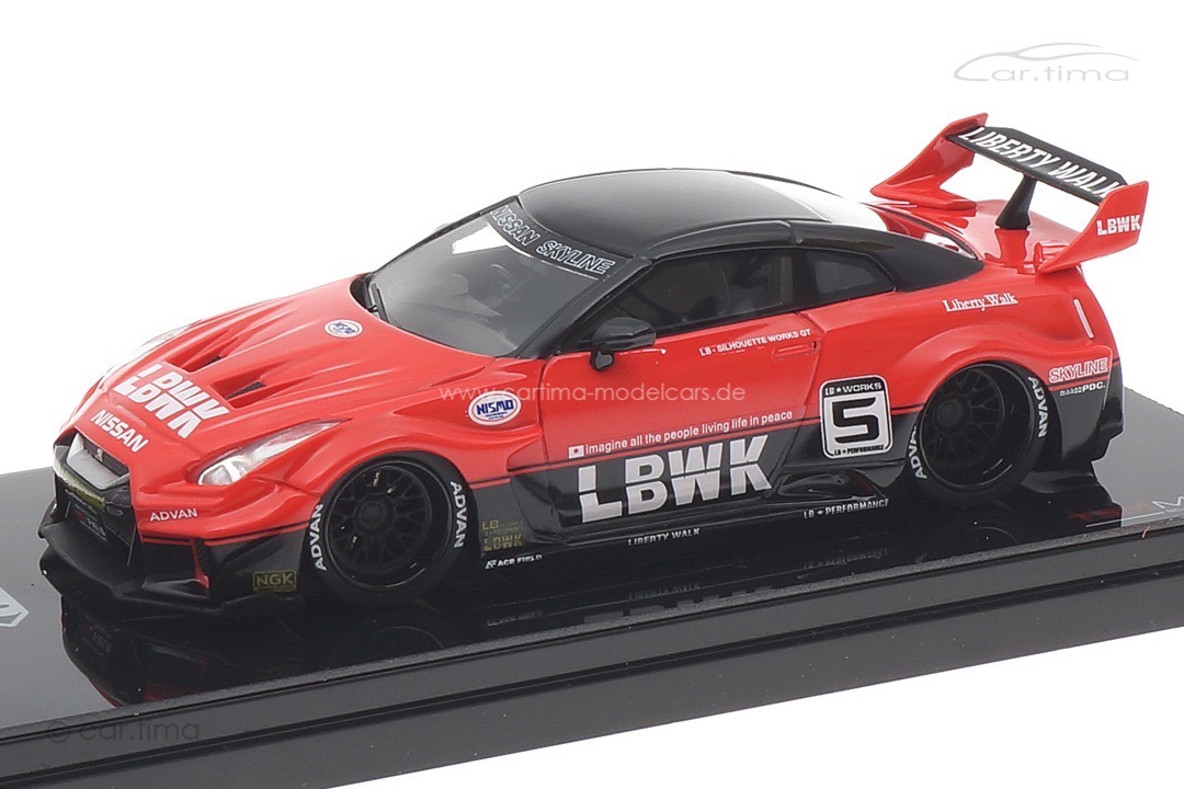 Nissan 35GT-RR LB-Silhouette Works GT Ver.1 rot/schwarz TSM 1:43 TSMV0011 Nissan 35GT-RR LB-Silhouette Works GT Ver.1 rot/schwarz TSM 1:43 TSMV0011