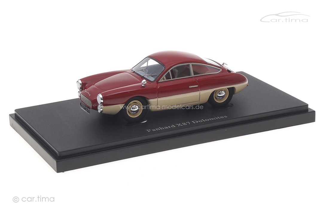 Panhard X87 Dolomites 1953 rot/beige Autocult 1:43 02028 Panhard X87 Dolomites 1953 rot/beige Autocult 1:43 02028