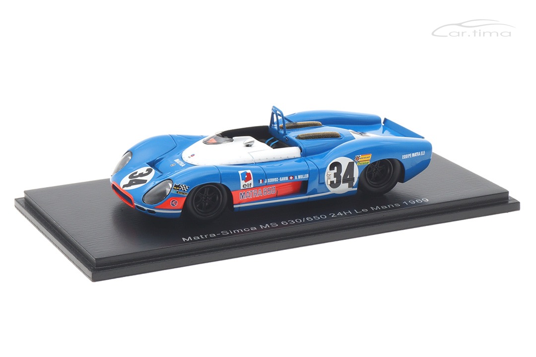 Matra-Simca MS 630/650 24h Le Mans 1969 Servoz-Gavin/Müller Spark 1:43 S3548 Matra-Simca MS 630/650 24h Le Mans 1969 Servoz-Gavin/Müller Spark 1:43 S3548