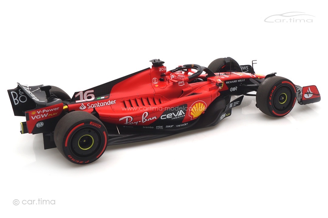 Ferrari SF-23 GP Bahrain 2023 Charles Leclerc BBR 1:18 BBR231816