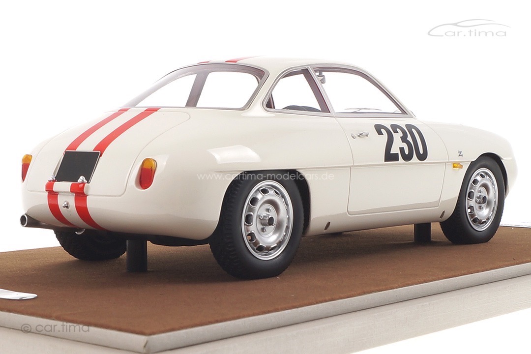 Alfa Romeo Giulietta SZ Schauinsland 1962 Toni Fischhaber Tecnomodel 1:18 TM18-42E Alfa Romeo Giulietta SZ Schauinsland 1962 Toni Fischhaber Tecnomodel 1:18 TM18-42E