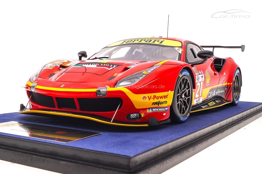 Ferrari 488 GTE EVO 24h Le Mans 2023 Mann/Piguet/de Pauw LookSmart 1:18 LS18LM036