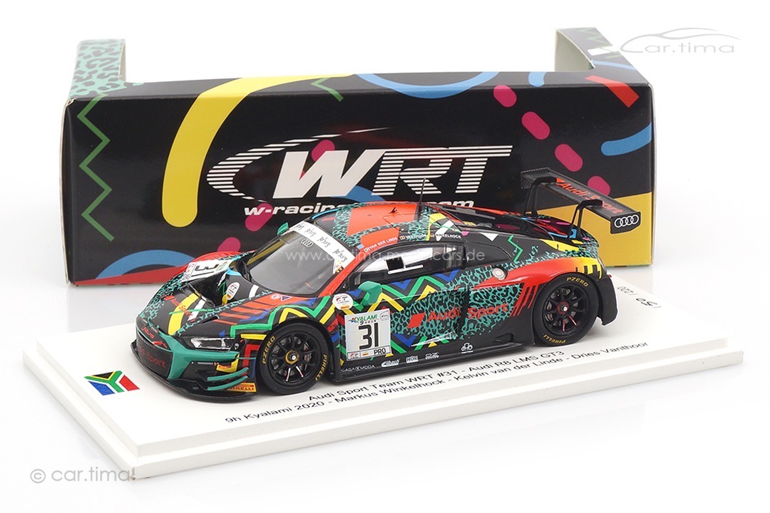 Audi R8 LMS GT3 9h Kyalami 2020 Winkelhock/van der Linde/Vanthoor Spark 1:43 FF006