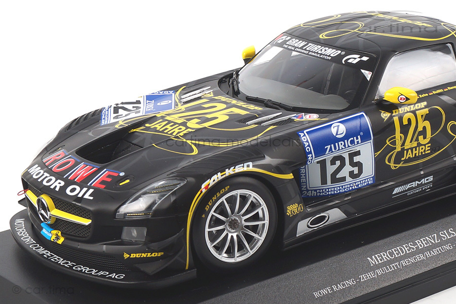 Mercedes-Benz SLS AMG GT3 24h Nürburgring 2013 Bullitt/Renger Minichamps 1:18 151133125 Mercedes-Benz SLS AMG GT3 24h Nürburgring 2013 Bullitt/Renger Minichamps 1:18 151133125