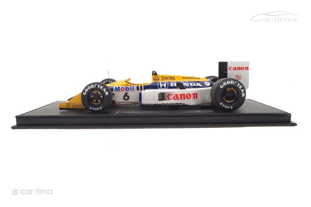 Williams FW11B GP Monza World Champion 1987 Nelson Piquet GP Replicas 1:18 GP132B Williams FW11B GP Monza World Champion 1987 Nelson Piquet GP Replicas 1:18 GP132B